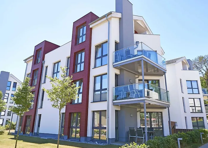 Strandvilla Baabe F 635 WG 26 mit Meerblick, Kamin, Sauna, Whirlpool